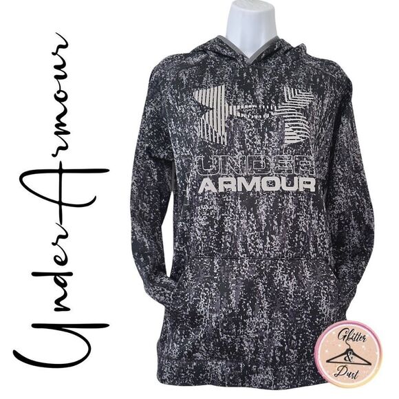 Under Armour Logo NWOT Fleece Pull-Over Hoodie Youth